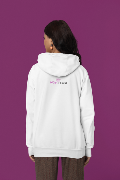 Seraphic Silence Premium Pullover Hoodie | Arctic White | (Mood 3rd)