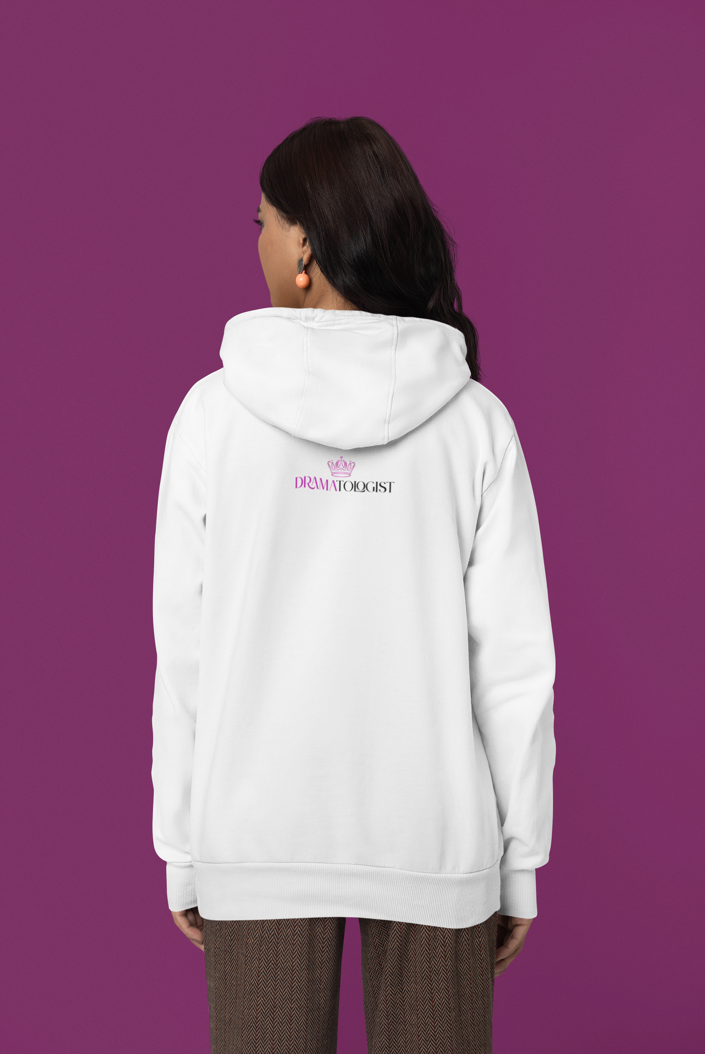 Seraphic Silence Premium Pullover Hoodie | Arctic White | (Mood 2nd)