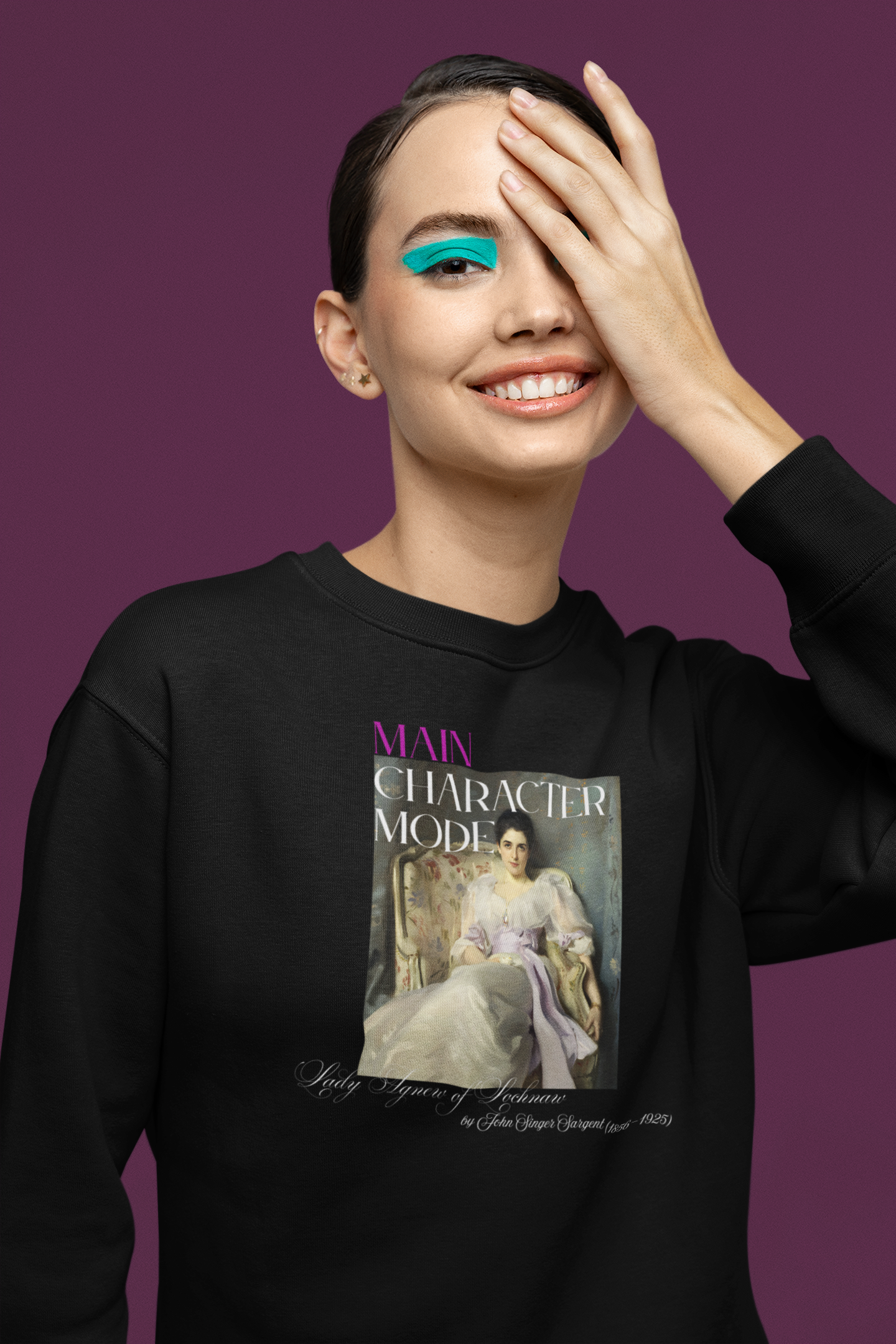 The Serene Crew Crewneck Sweatshirt | Elegant Dark Colors | (Mood 2nd)