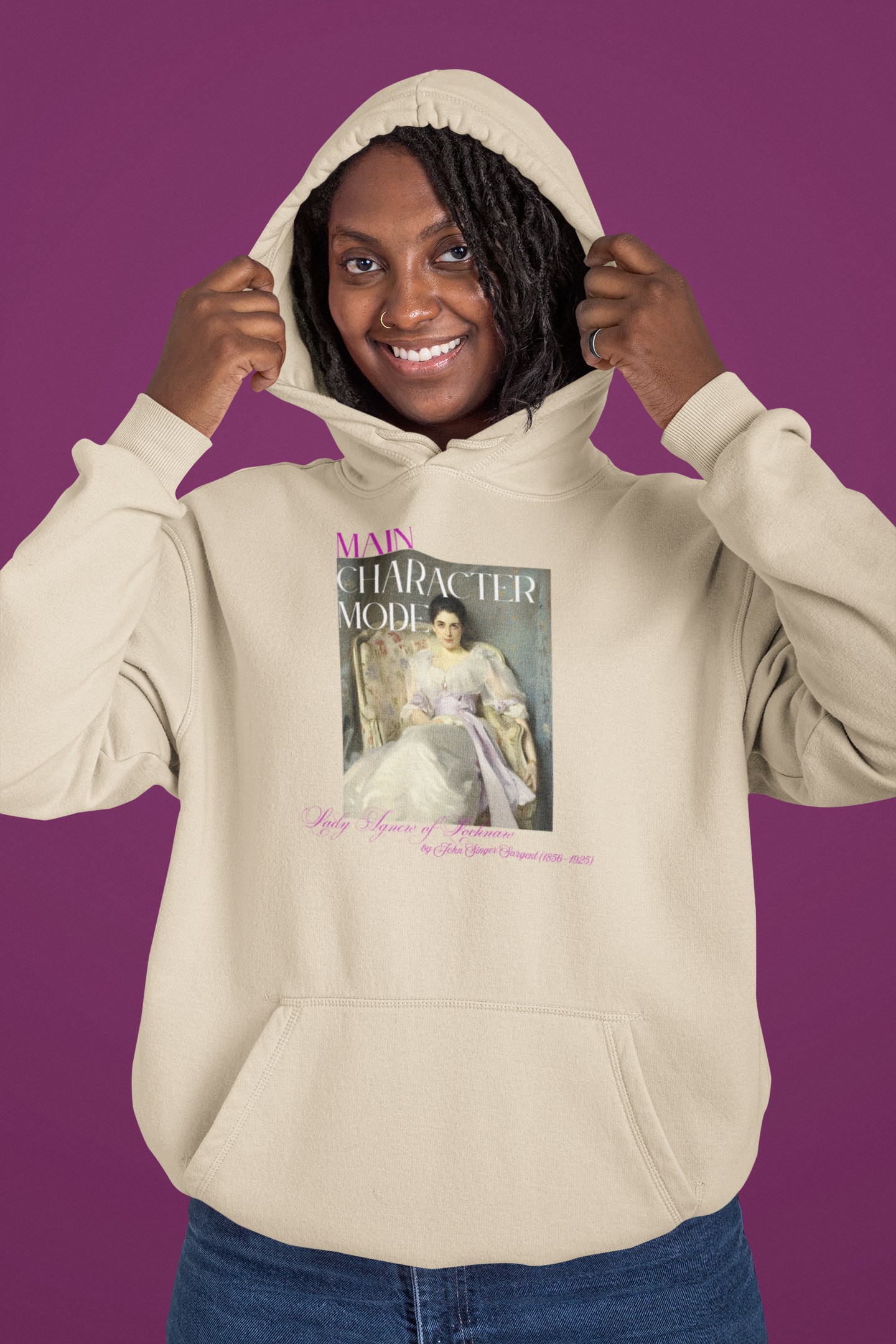 Sacred Thread (Organic Alice White/Light colors) Hoodie | (Mood 2nd)