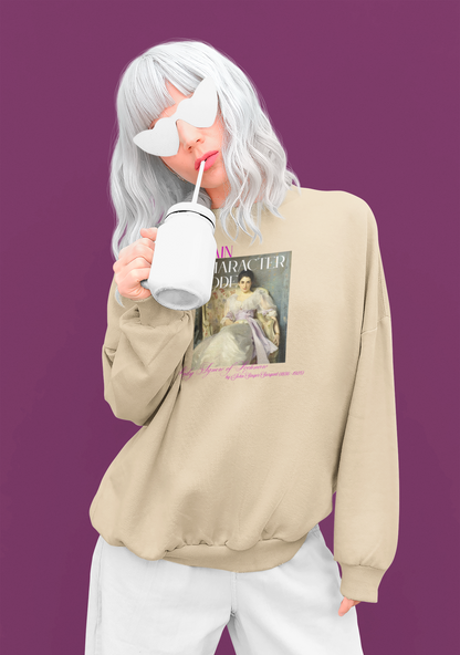 The Serene Crew Crewneck Sweatshirt | Elegant Light Colors | (Mood 2nd)