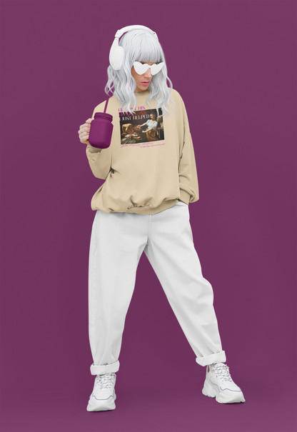 The Serene Crew Crewneck Sweatshirt | Elegant Light Colors | (Mood 3rd)