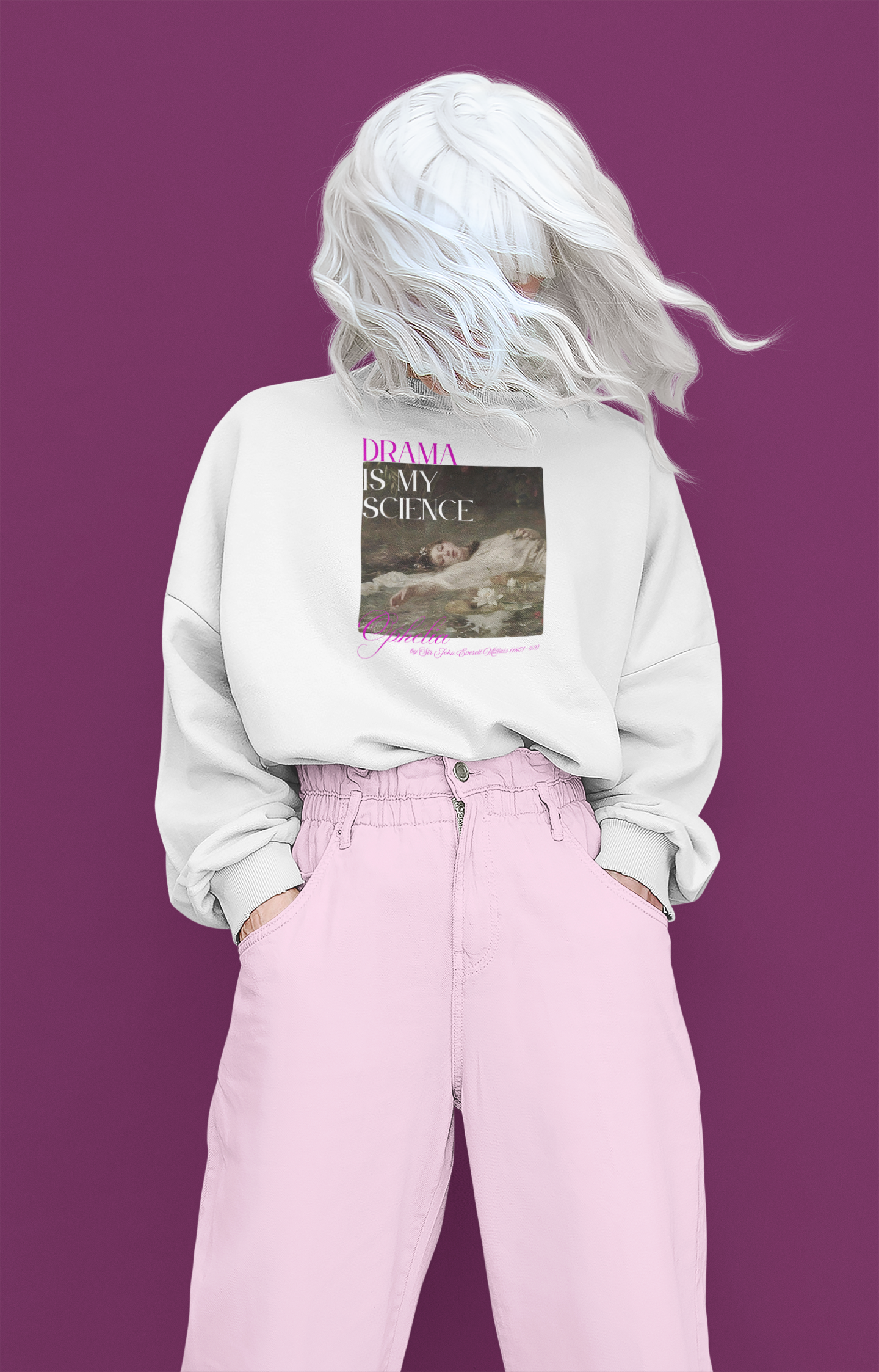 The Serene Crew Crewneck Sweatshirt | Elegant Light Colors | (Mood 1st)